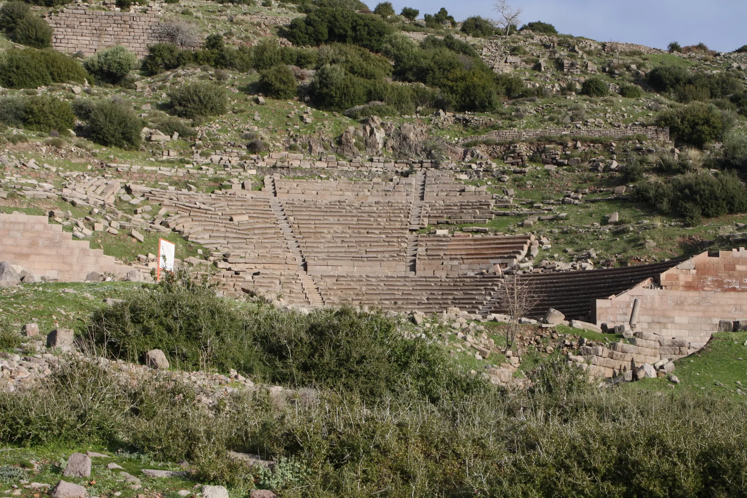 The ancient theatre of Assos