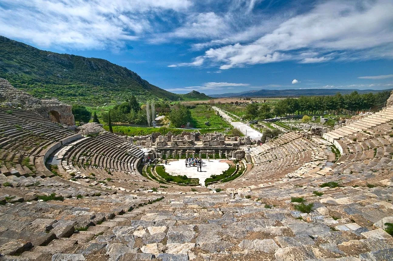 The Great Theatre of Ephesus from above