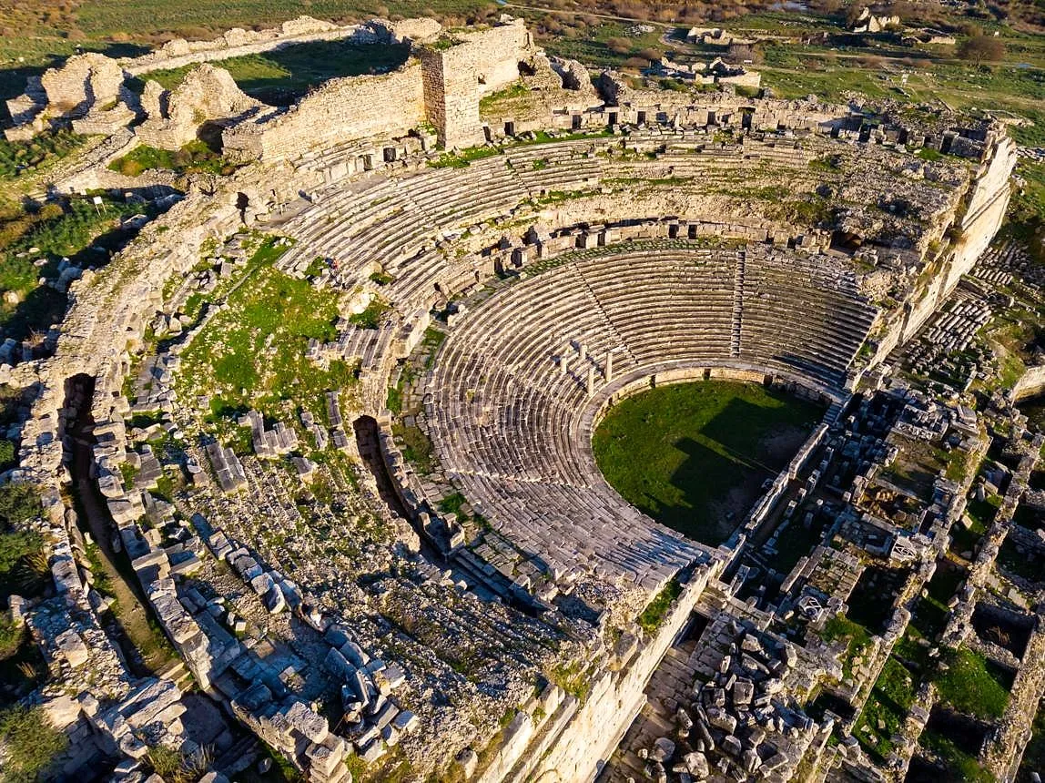 The great theatre of Miletus from above