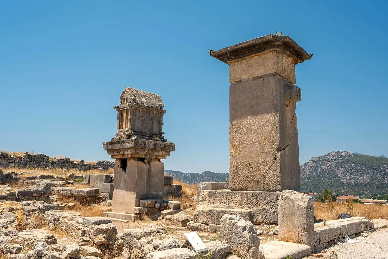 Lycian pillar tombs at Xanthos